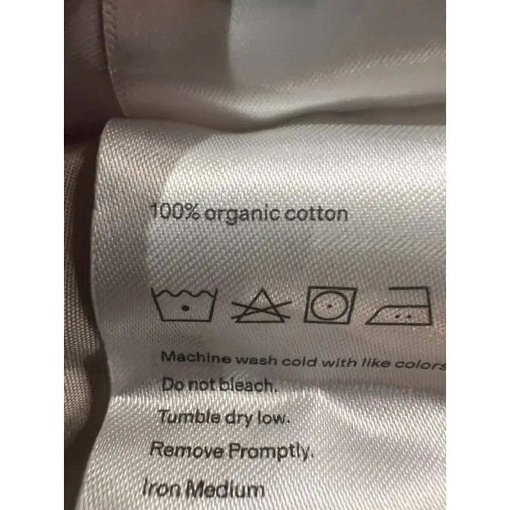 Quince Organic Crisp Percale Fitted Sheet Set Queen Dove